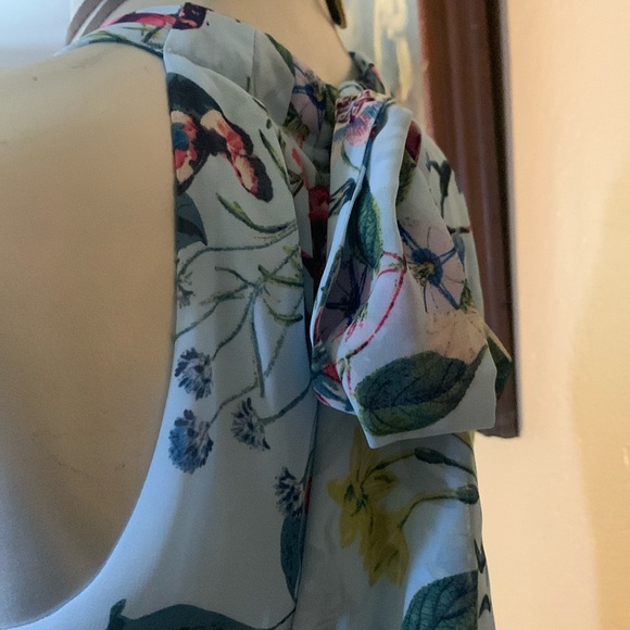 NWT Eliza J. Floral/Butterfly Halter Gown.  Sz 6 - Picture 4 of 6